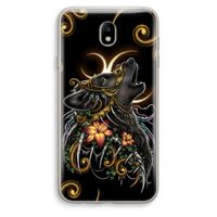 Huilende Wolf: Samsung Galaxy J7 (2017) Transparant Hoesje