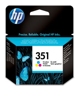 HP 351 originele drie-kleuren inktcartridge