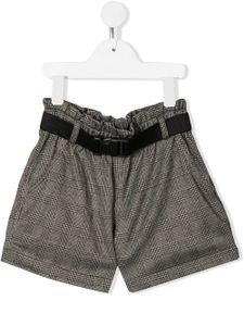 Andorine short à carreaux - Gris