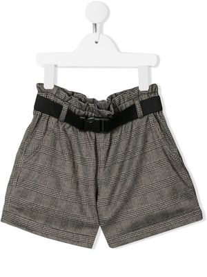 Andorine short à carreaux - Gris