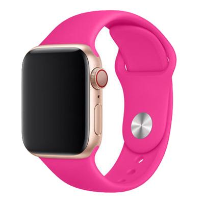 Apple Watch SE 3 Bandje Vyon - Siliconen - Felroze - 38, 40, 41 & 42mm - ML