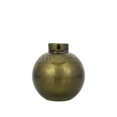 PTMD Vaas Elian Glas Groen S Ø10cm