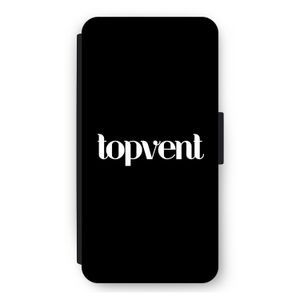 Topvent Zwart: iPhone 11 Pro Max Flip Hoesje