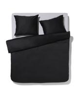 HEMA Dekbedovertrek Satijn 200x200/220 Zwart (zwart) HEMA Dekbedovertrek Satijn 200x200/220 Zwart (zwart)