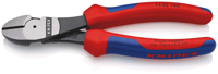 Knipex Kracht-Zijsnijtang | 180 mm Lengte | Meer-Componentengrepen | Zwart Geatramenteerd - 74 02 180 SB