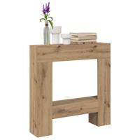 VidaXL Haardombouw 81x18x82 cm bewerkt hout artisanaal eikenkleurig