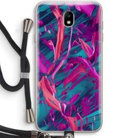 Pink Clouds: Samsung Galaxy J7 (2017) Transparant Hoesje met koord