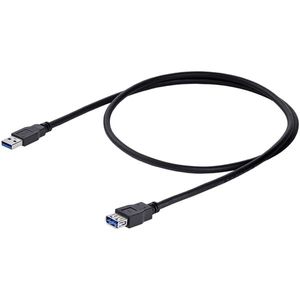 StarTech.com 1m SuperSpeed USB 3.0 Verlengkabel A naar A Zwart M/F