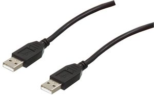 Valueline CABLE-140HS USB-kabel 1,8 m 2.0 USB A Zwart