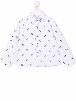 Patachou chemise à imprimé graphique - Blanc