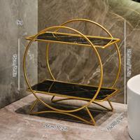 AureliaTower Luxe 2-Laags Badkamer & Make-up Organizer