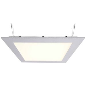 Deko Light 565161 LED Panel Square 20 LED-inbouwlamp Energielabel: G (A - G) LED LED vast ingebouwd 16 W Parelgrijs (RAL 9022)