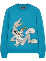 Alanui pull Bugs Bunny en jacquard - Bleu