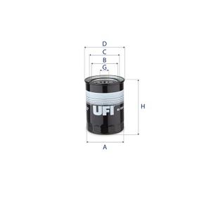 UFI Oliefilter 23.121.00