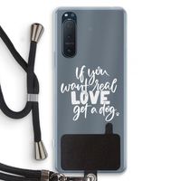Partner in crime: Sony Xperia 5 II Transparant Hoesje met koord