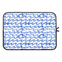 Blauwe golven: Laptop sleeve 13 inch