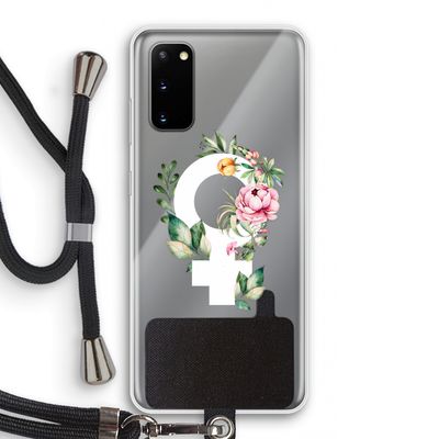 Venus: Samsung Galaxy S20 Transparant Hoesje met koord