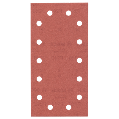 Bosch Accessoires Schuurbladenset | 115X230 | G240 | Rw | 14Gaten | Velc | 10-delig - 2609256B24