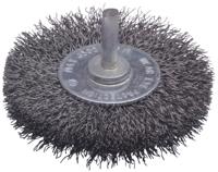 SW STAHL ronde staaldraadborstel "63303" round brush with 6mm shaf sw-steel d=75mm