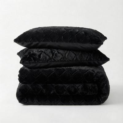 Dekbedovertrek Teddy Faux Fur Syon - Zwart - Lits-Jumeaux (240x220 Cm) - Taupe Microvezel Teddy - Effen - Sleeptime - Dekbed-Discounter.nl Dekbedovertrek Teddy Faux Fur Syon - Zwart - Lits-Jumeaux (240x220 Cm) - Taupe Microvezel Teddy - Effen - Sleeptime - Dekbed-Discounter.nl