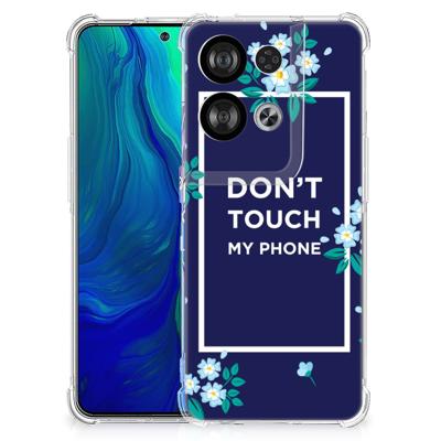 OPPO Reno8 Anti Shock Case Flowers Blue DTMP OPPO Reno8 Anti Shock Case Flowers Blue DTMP