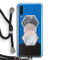 Creatieve toets: Samsung Galaxy A50 Transparant Hoesje met koord