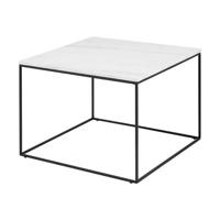 Lisomme Nina marmeren salontafel wit - 60 x 60 cm