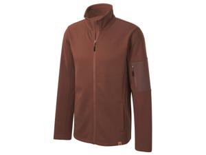 CRIVIT Heren fleecejack (L, Bruin)