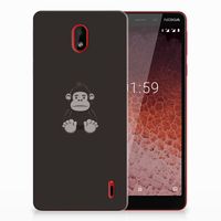 Nokia 1 Plus Telefoonhoesje met Naam Gorilla - thumbnail