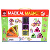 Science Magnetische tegels diverse vormen 77 delig 5,5 cm