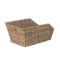 Basil cento rattan look wsl - fietsmand - achterop - inclusief wsl systeem - lichtbruin