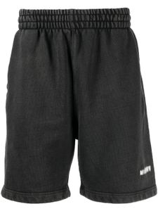 MISBHV short de sport Community à logo imprimé - Gris