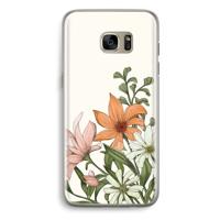 Floral bouquet: Samsung Galaxy S7 Edge Transparant Hoesje