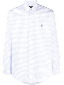 Polo Ralph Lauren chemise en coton stretch à motif Polo Pony - Bleu