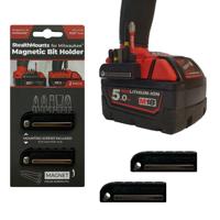 Stealthmounts Bithouder voor Milwaukee M18 | Zwart | 2 stuks - BH-MW18-BLK-2