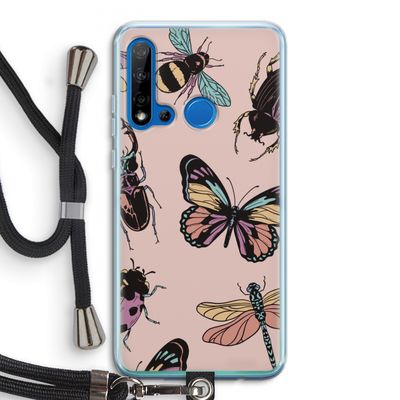 Tiny Bugs: Huawei P20 Lite (2019) Transparant Hoesje met koord