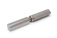 Aanlaspaumelle RVS pen & kogellager 150x22mm