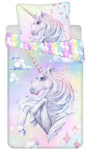 Unicorn Dekbedovertrek - Eenpersoons - 140 x 200 cm - Katoen - pre order