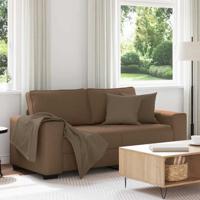 2-zitsbank bruin 140 cm stof