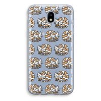 Slapende poes: Samsung Galaxy J5 (2017) Transparant Hoesje