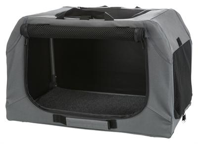 TRIXIE SOFT KENNEL EASY REISBENCH GRIJS 95X69X63 CM