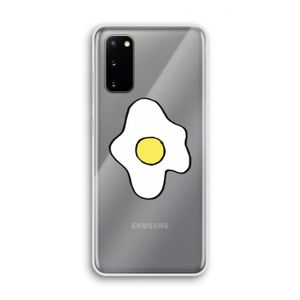Spiegelei: Samsung Galaxy S20 Transparant Hoesje