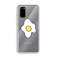 Spiegelei: Samsung Galaxy S20 Transparant Hoesje