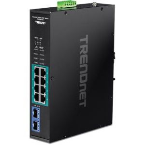 Trendnet TI-PGM102 netwerk-switch Gigabit Ethernet (10/100/1000) Power over Ethernet (PoE) Zwart