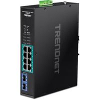 Trendnet TI-PGM102 netwerk-switch Gigabit Ethernet (10/100/1000) Power over Ethernet (PoE) Zwart