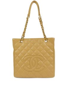 CHANEL Pre-Owned sac cabas Petit Shopping Tote (2005) - Tons neutres