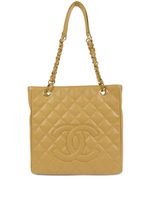 CHANEL Pre-Owned sac cabas Petit Shopping Tote (2005) - Tons neutres - thumbnail