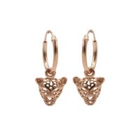 Karma Oorringen Hoops Leopard Rosé