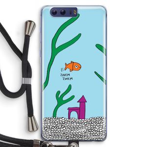 Aquarium: Honor 9 Transparant Hoesje met koord