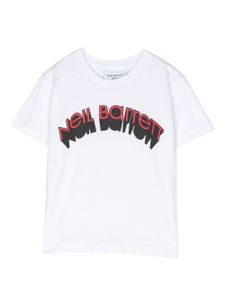 Neil Barrett Kids t-shirt à logo imprimé - Blanc